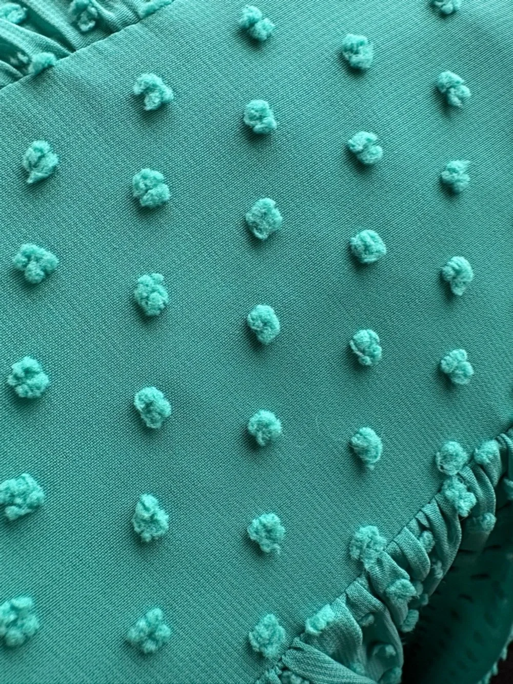J. Crew Marlowe Swiss Dot Dress Green 4 Wedding Guest Cocktail Garden